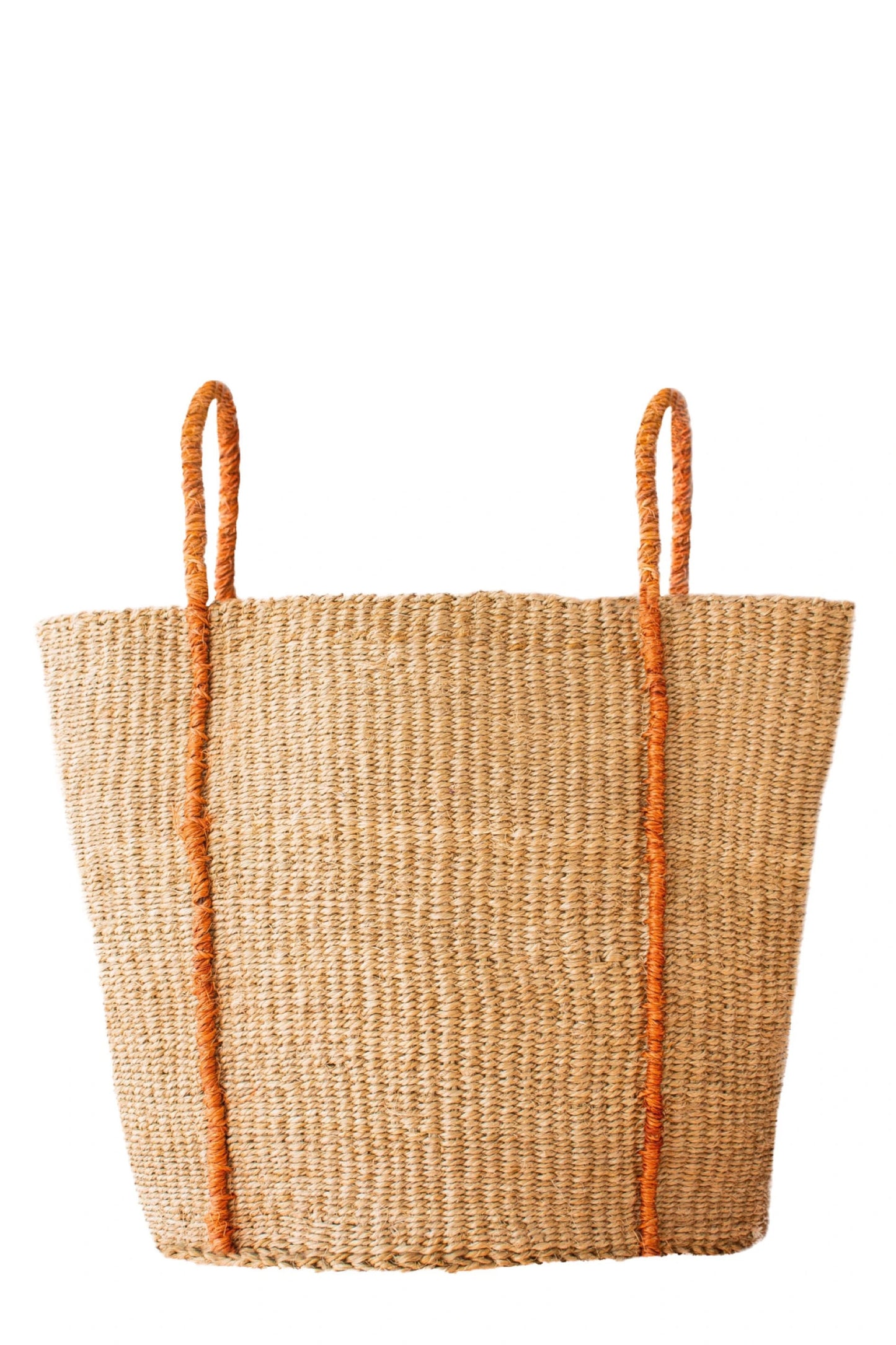Sand and Rust Floor Storage Basket