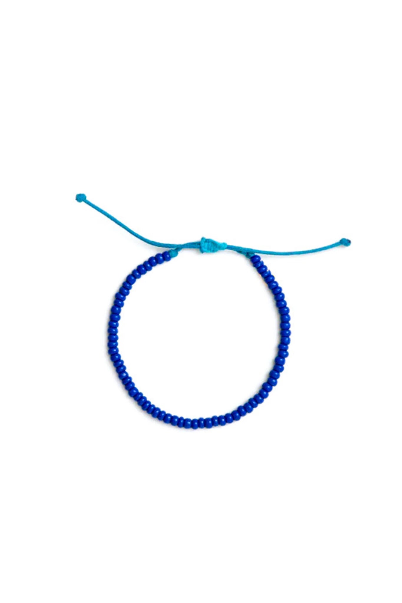 Blue on Blue Hand Beaded Maasai Stacking Bracelet