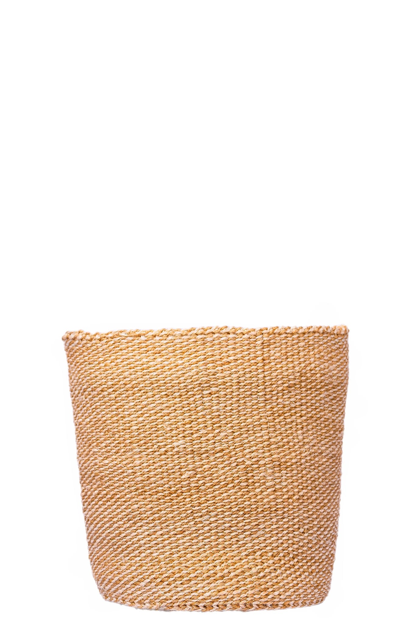 Sand Checkered Storage Basket