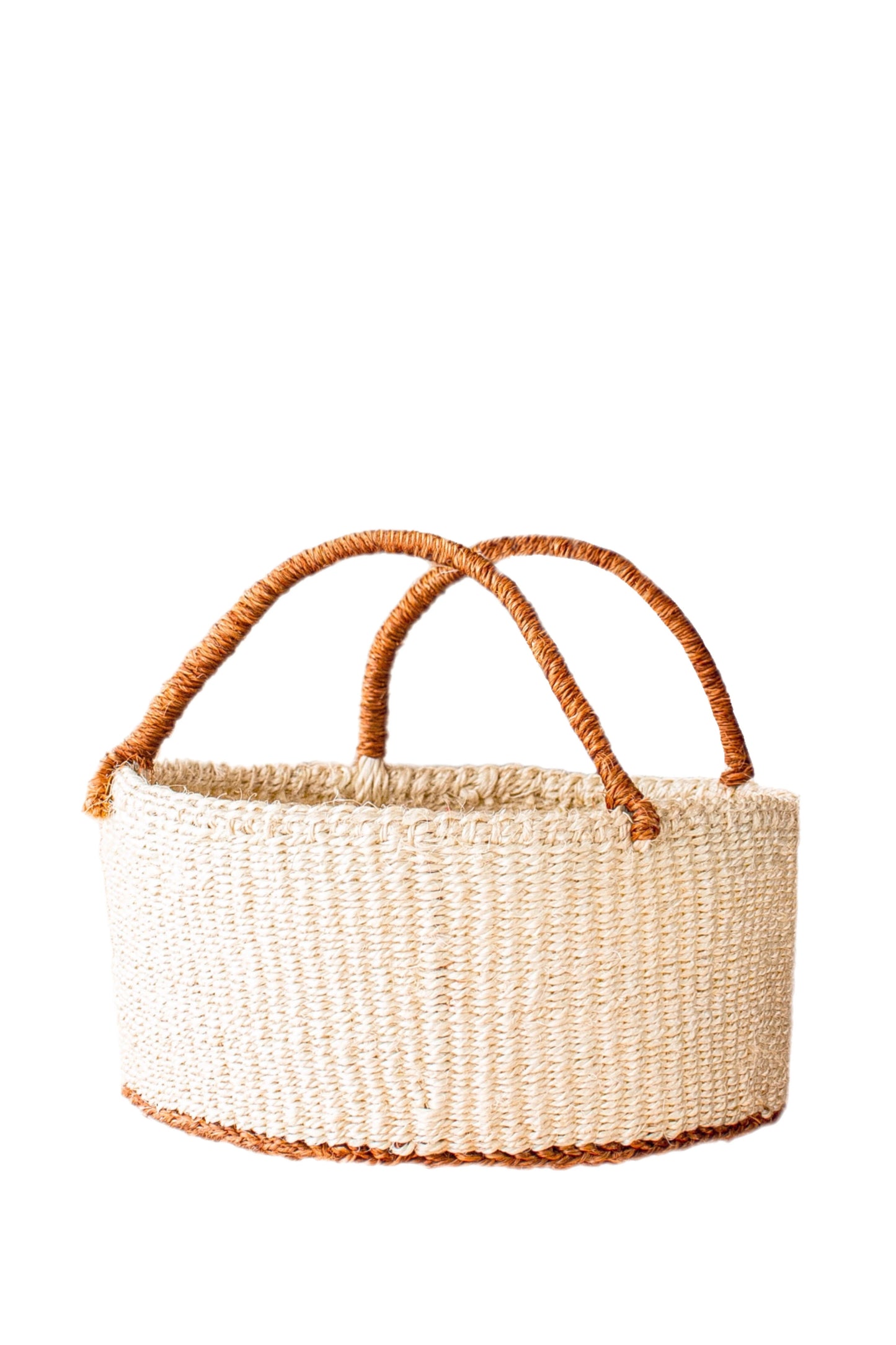 Rust and Natural Countertop Basket