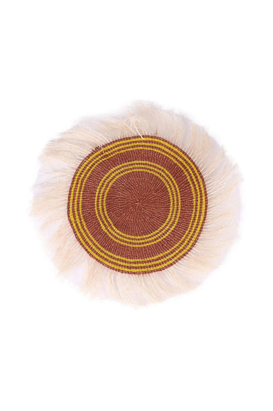 Mbali Fringe Wall Decor Basket
