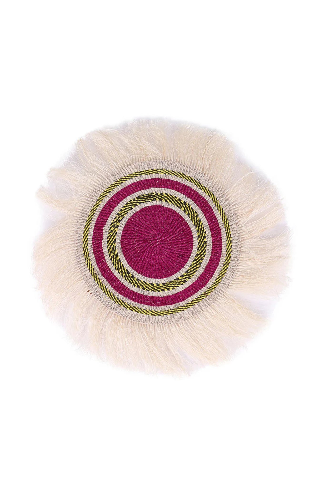 Nuru Fringe Wall Decor Basket