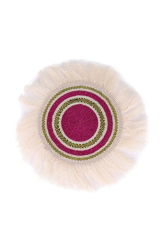 Nuru Fringe Wall Decor Basket