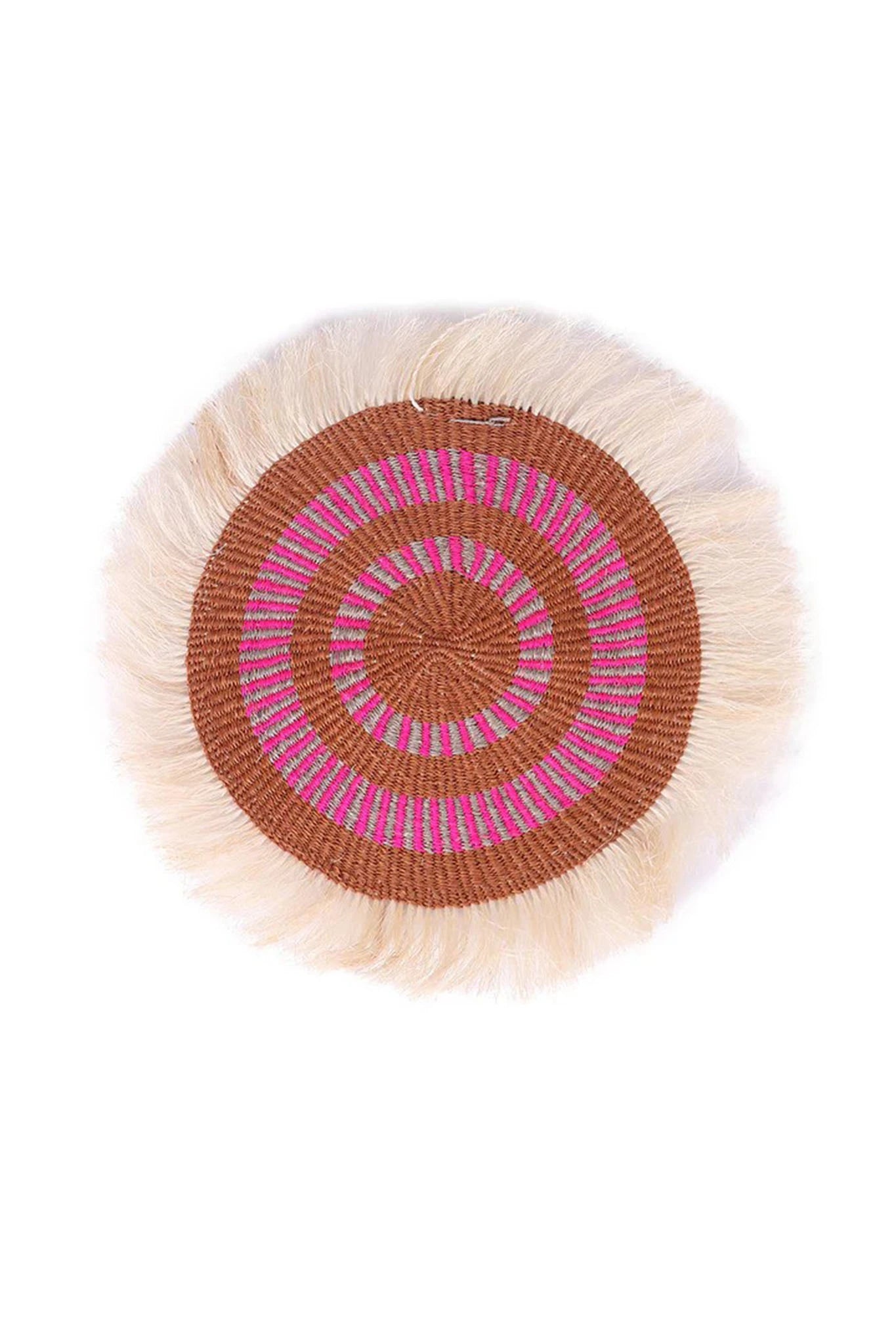 Waridi Fringe Wall Decor Basket