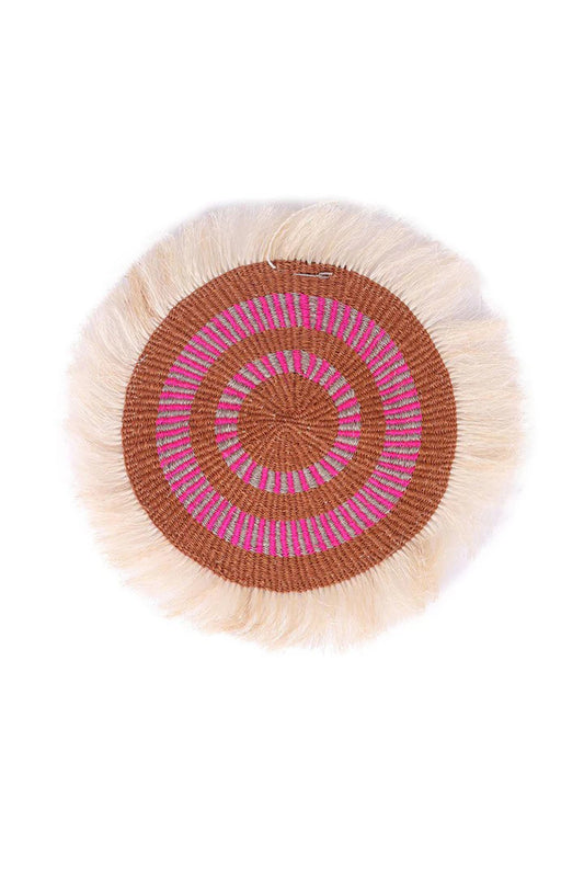 Waridi Fringe Wall Decor Basket
