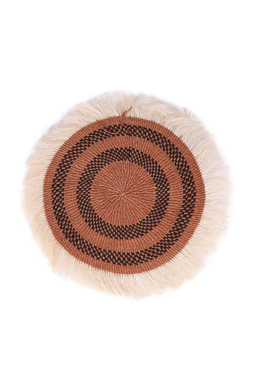 Duma Fringe Wall Decor Basket