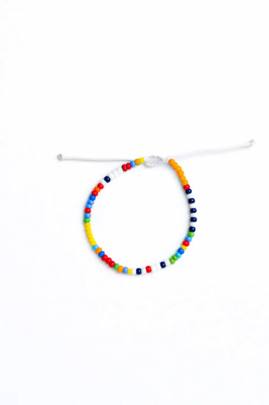 Assorted Colors Hand Beaded Maasai Stacking Bracelet